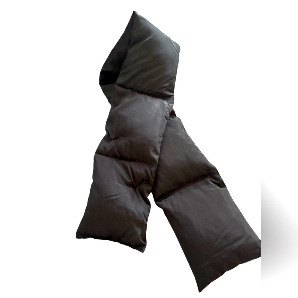 Black Puffy Scarf